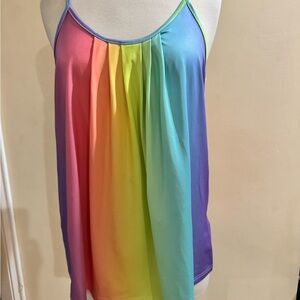 Rainbow Gradient Tank Top - Women's Sleeveless Top